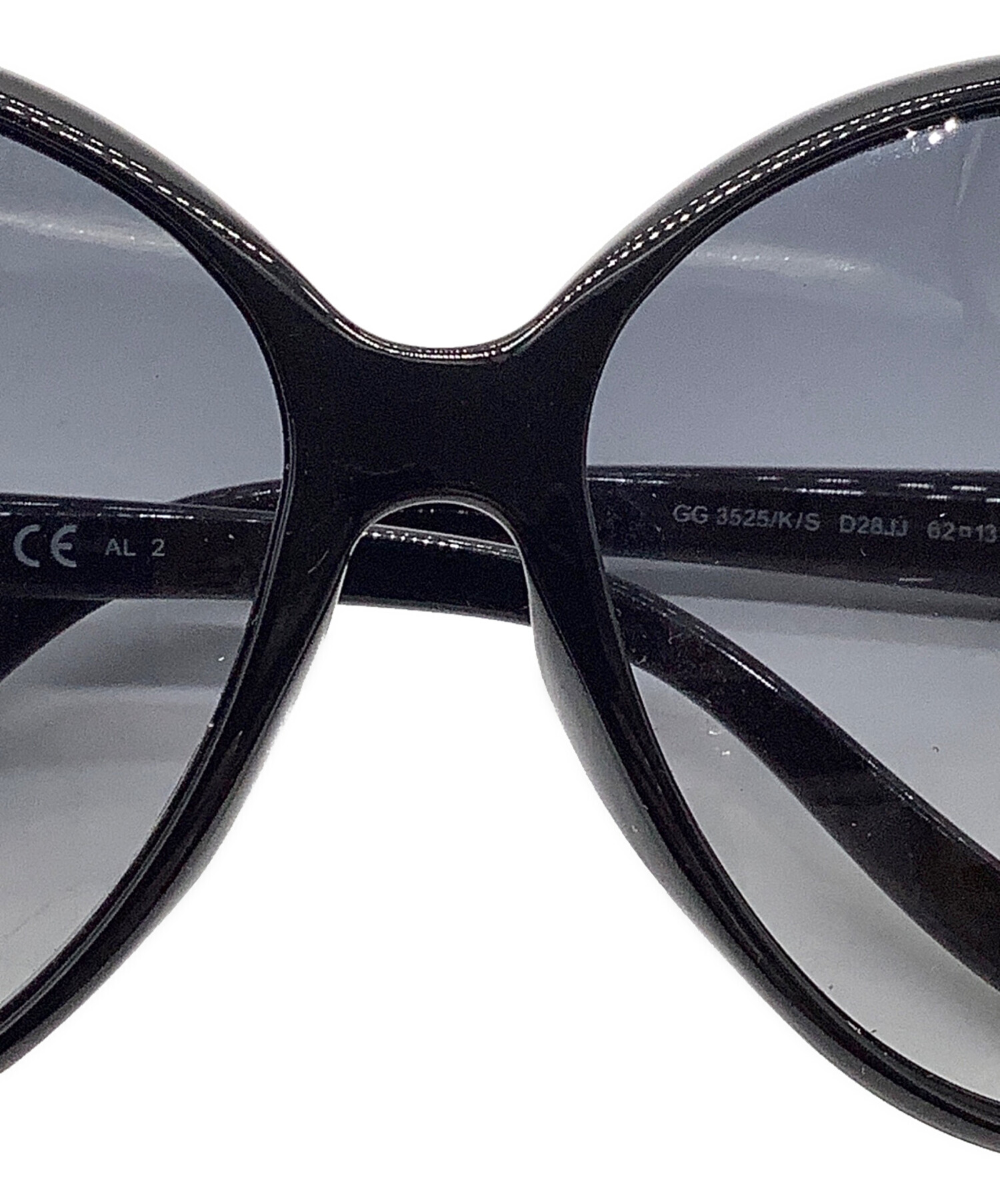 中古・古着通販】GUCCI (グッチ) サングラス ブラック サイズ:62口13