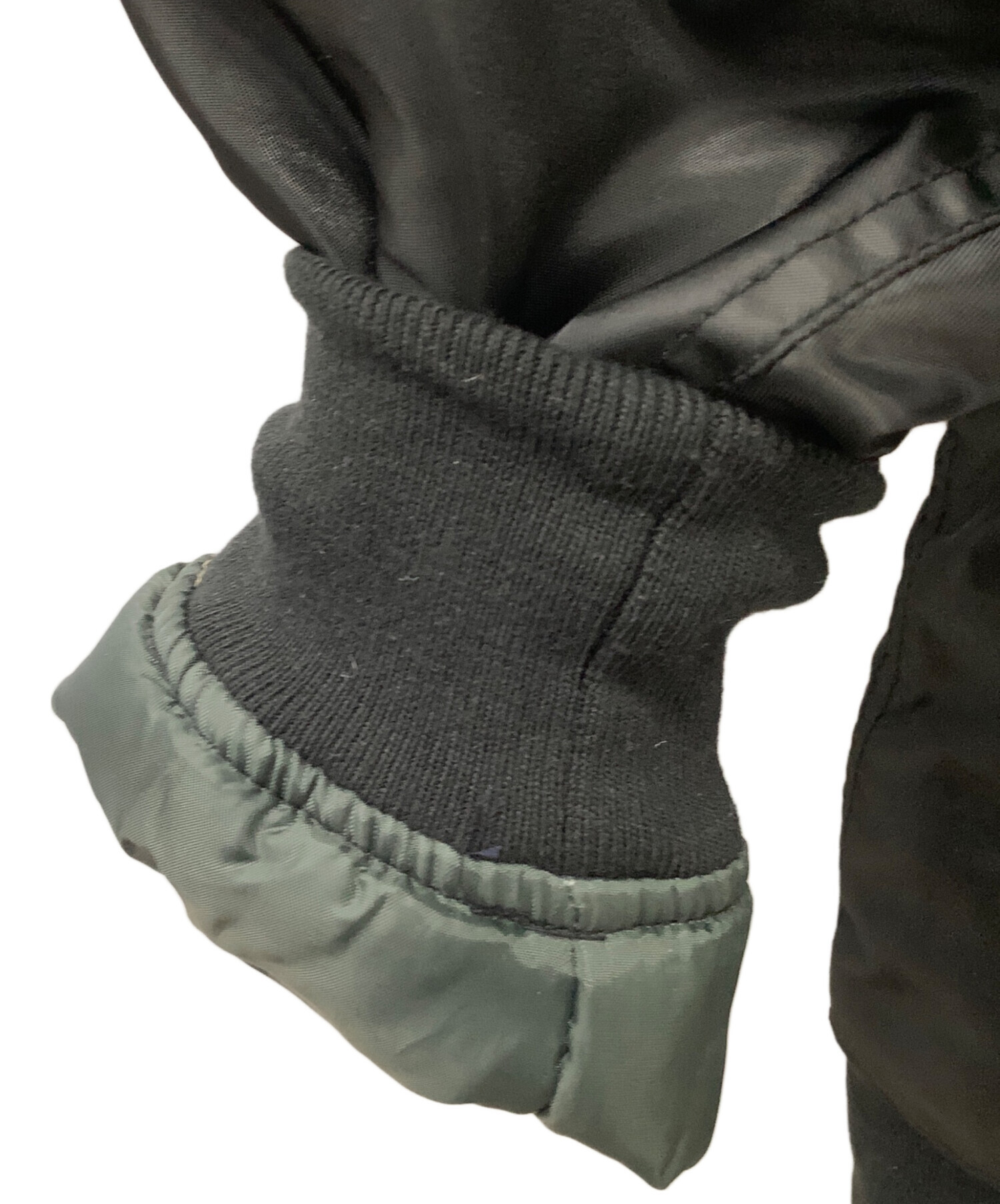 中古・古着通販】VANSON (バンソン) MA-1ジャケット ブラック サイズ:L