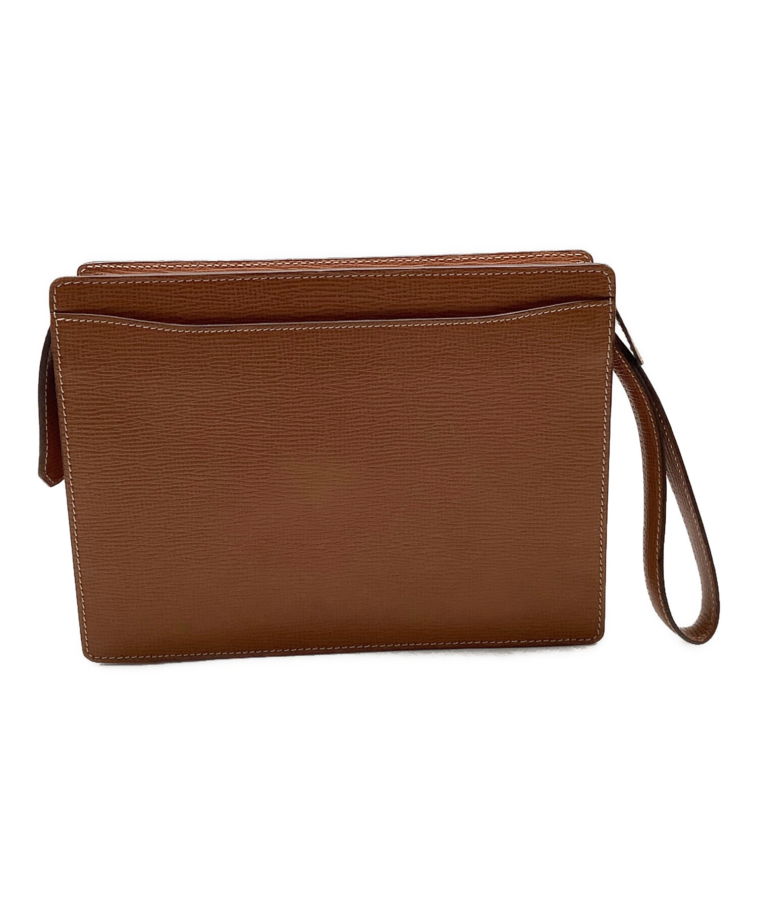【LOEWE証明書付き】レザーパズルクラッチバッグ(ブラウン) 中古・古着通販】LOEWE (ロエベ) クラッチバッグ ブラウン｜ブランド