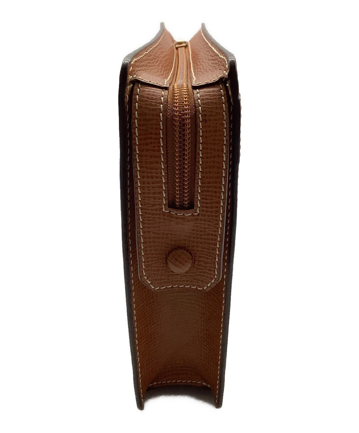 中古・古着通販】LOEWE (ロエベ) クラッチバッグ ブラウン｜ブランド