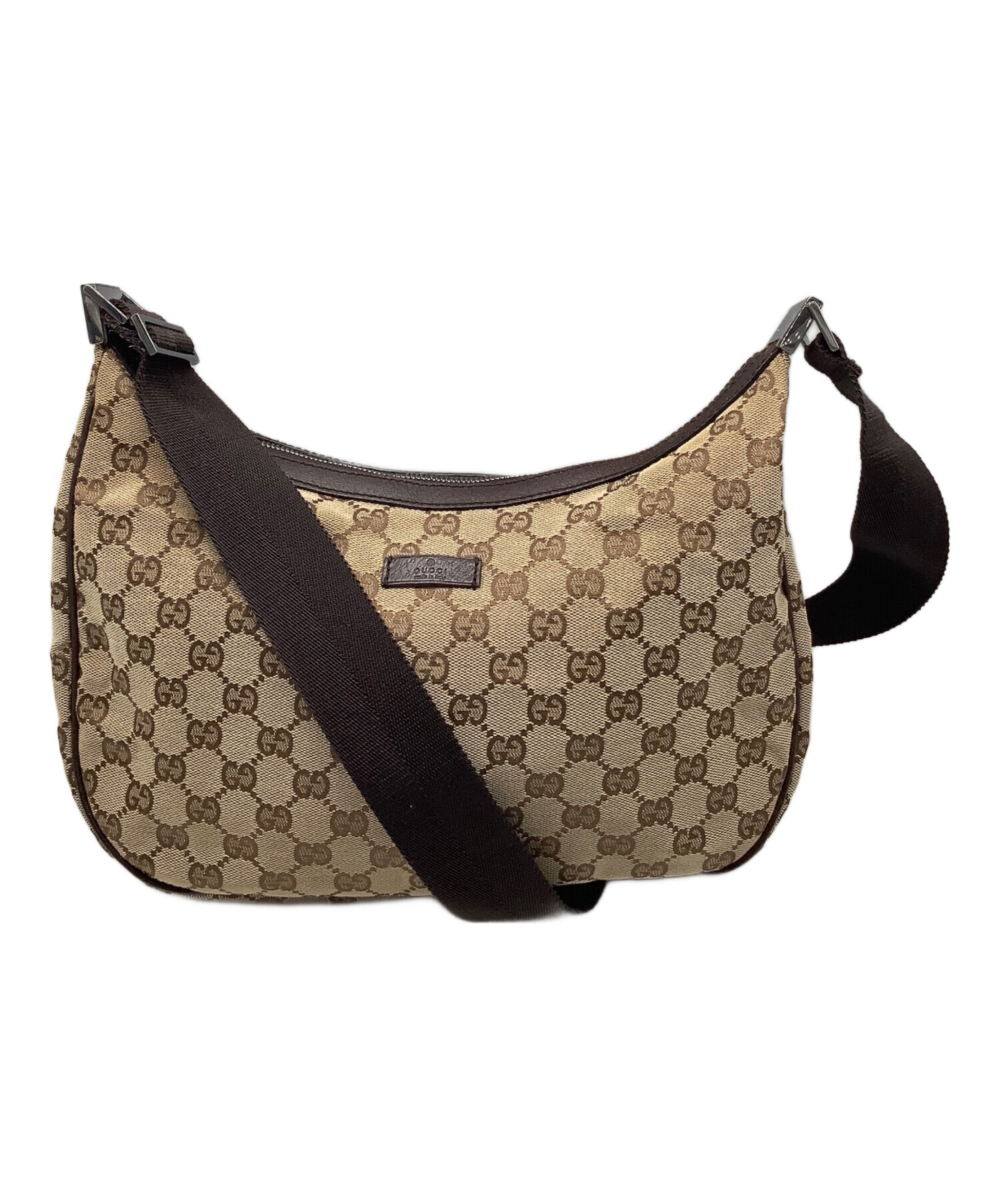 Gucci ベージュキャンバスバッグ 中古・古着通販】GUCCI (グッチ) GGキャンバス ベージュ｜ブランド
