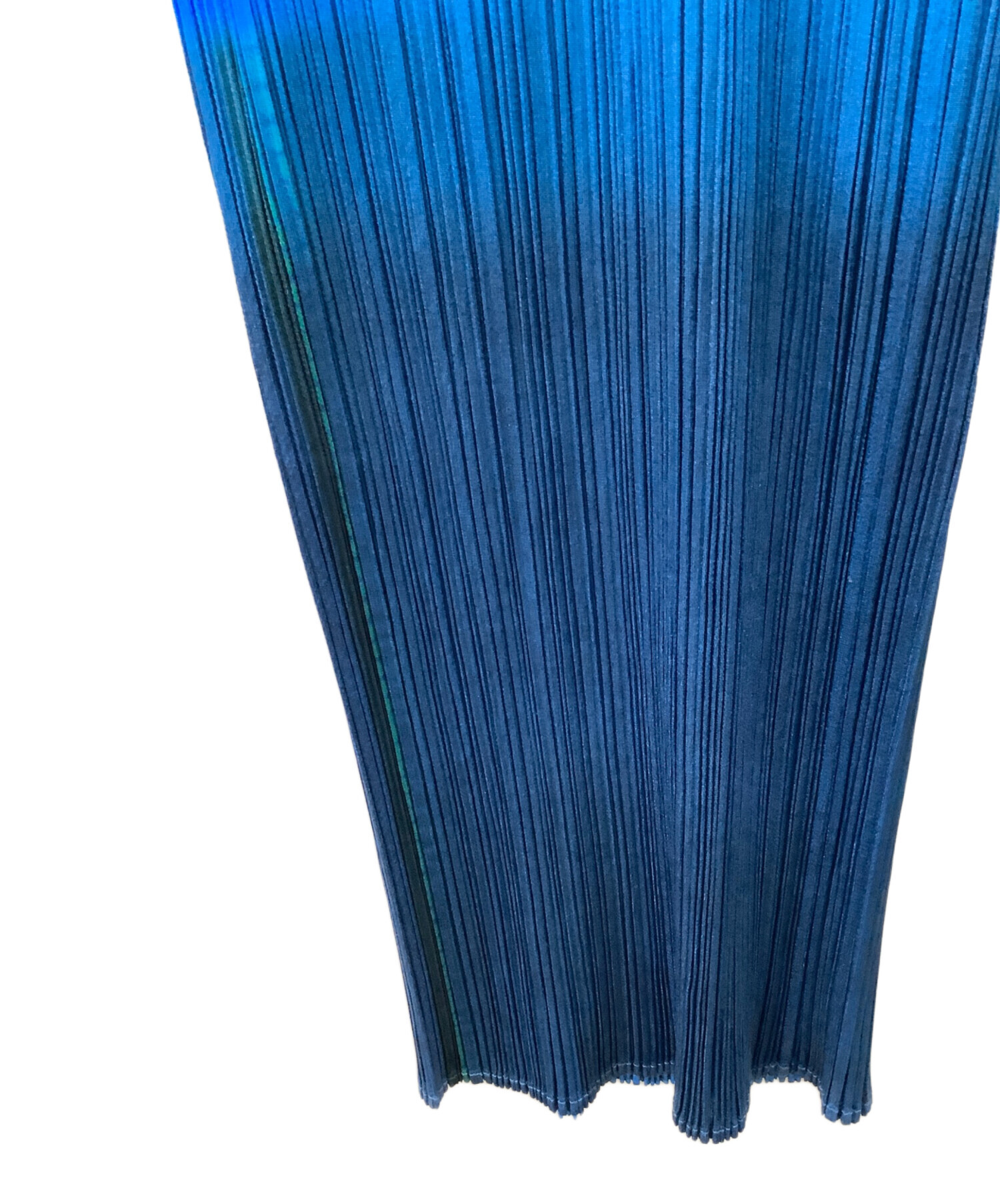 PLEATS PLEASE! プリーツハーレムパンツ ブルー 中古・古着通販】PLEATS PLEASE (プリーツプリーズ) プリーツパンツ