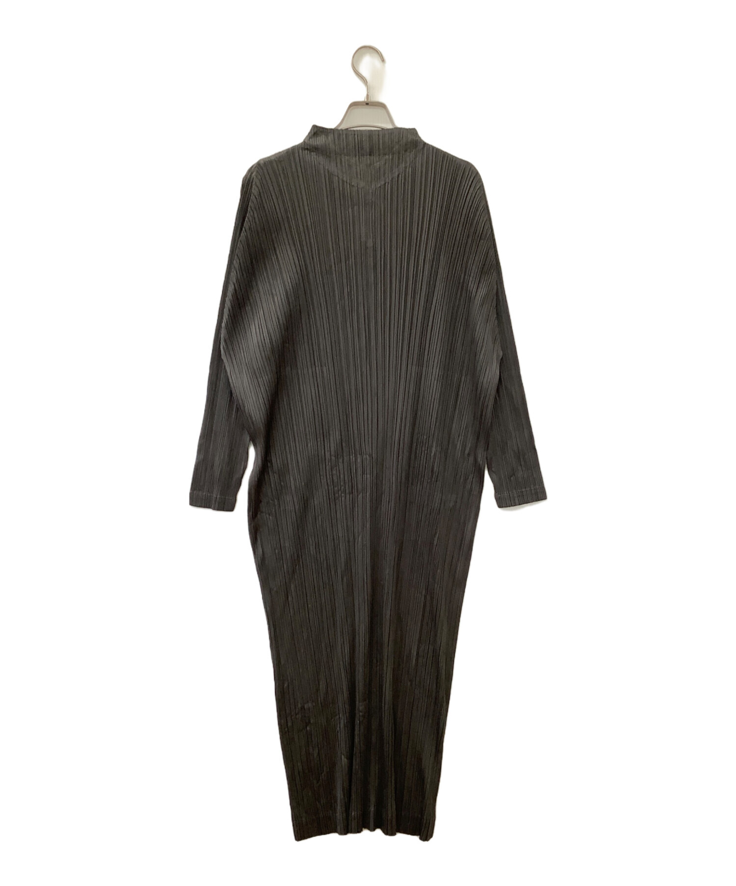 21aw PLEATS PLEASEプリーツ加工 長袖ワンピース 中古・古着通販】PLEATS PLEASE (プリーツプリーズ) 長袖ワンピース