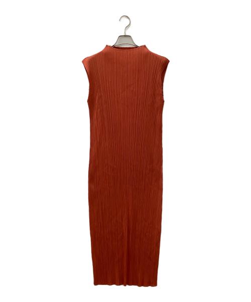 プリーツプリーズ　PLEATS PLEASE　ノースリーブ　ワンピース　フルーツ 中古・古着通販】PLEATS PLEASE (プリーツプリーズ) ノースリーブ
