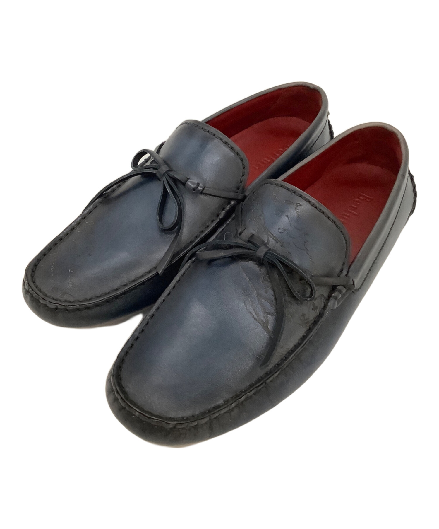 BERLUTI ベルルッティ カリグラフィ スクリット ドライビングシューズ 中古・古着通販】Berluti (ベルルッティ) ドライビングシューズ