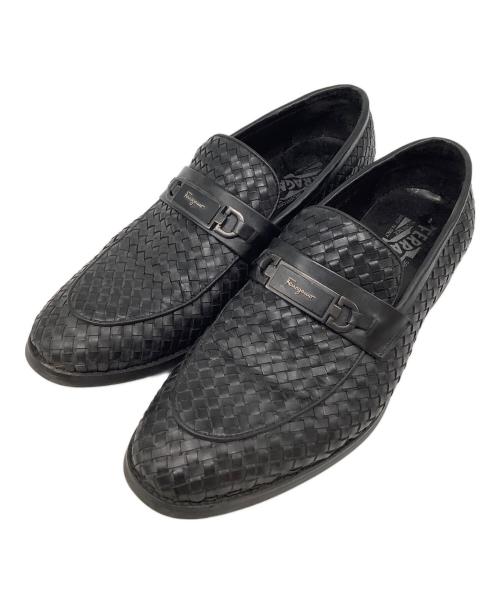 サルヴァトーレフェラガモ ダブル ガンチーニ ローファー メンズ 【中古】 中古・古着通販】Salvatore Ferragamo (サルヴァトーレ フェラガモ