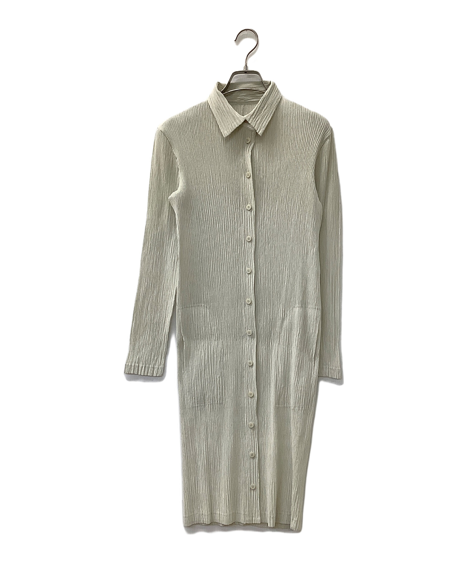 中古・古着通販】ISSEY MIYAKE (イッセイミヤケ) 長袖ワンピース