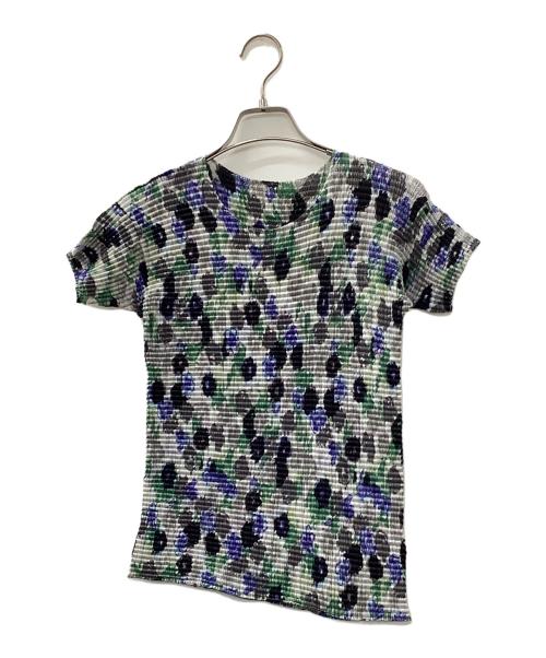 ISSEY MIYAKE 半袖トップス　フルーツ柄　サイズ表記2 中古・古着通販】ISSEY MIYAKE (イッセイミヤケ) 半袖カットソー
