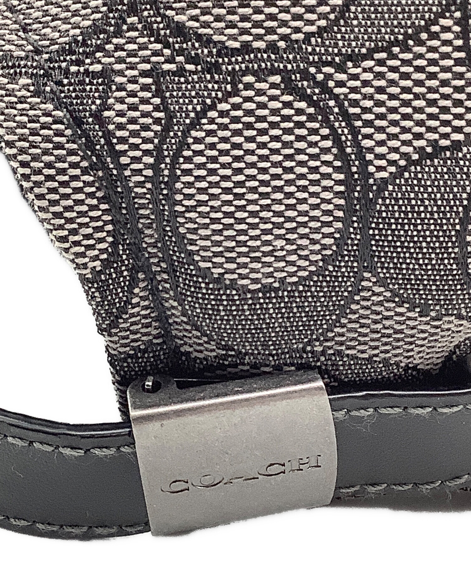 中古・古着通販】COACH (コーチ) シグネチャー キャップ ブラック