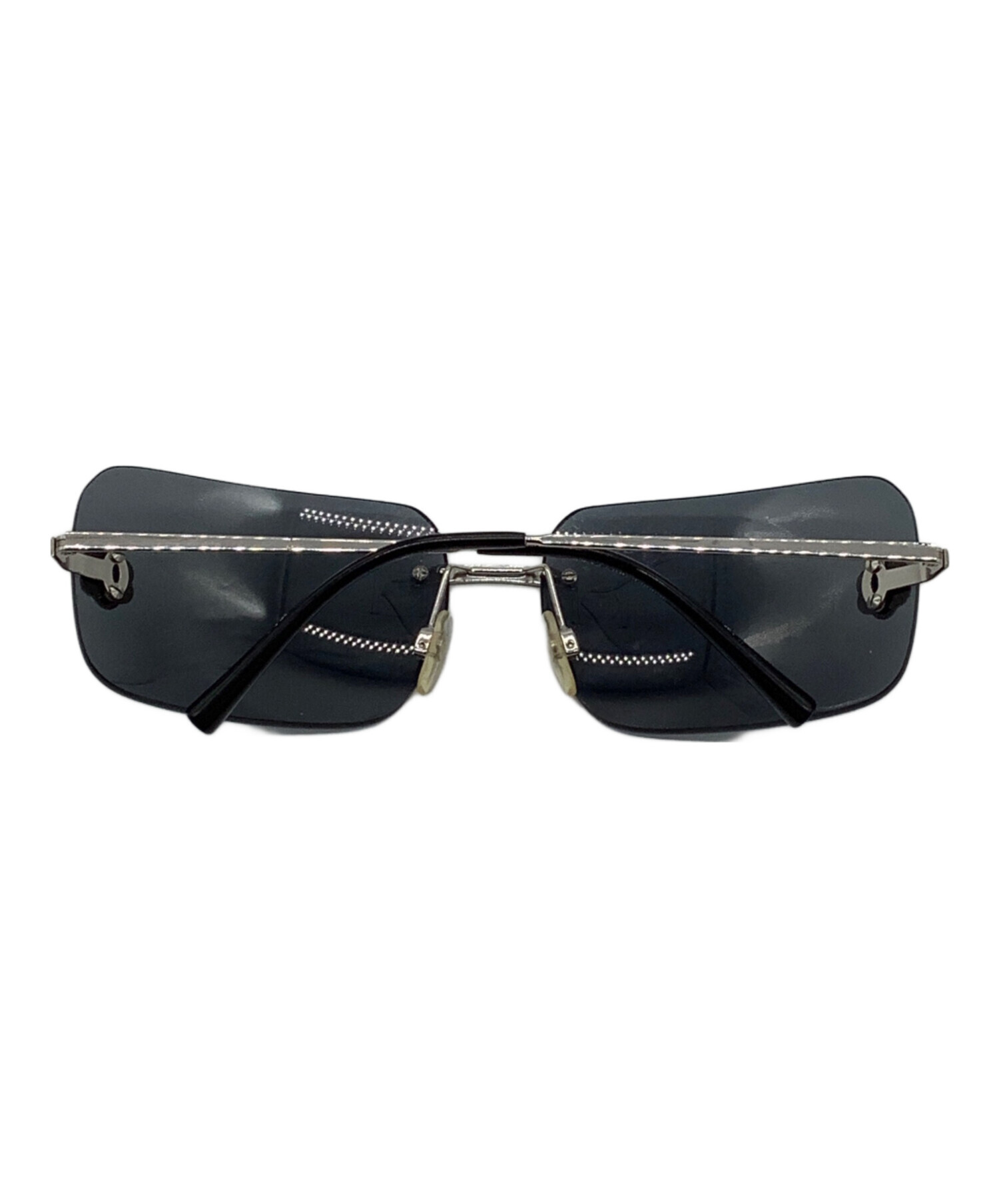 中古・古着通販】CHANEL (シャネル) カメリア サングラス ブラック