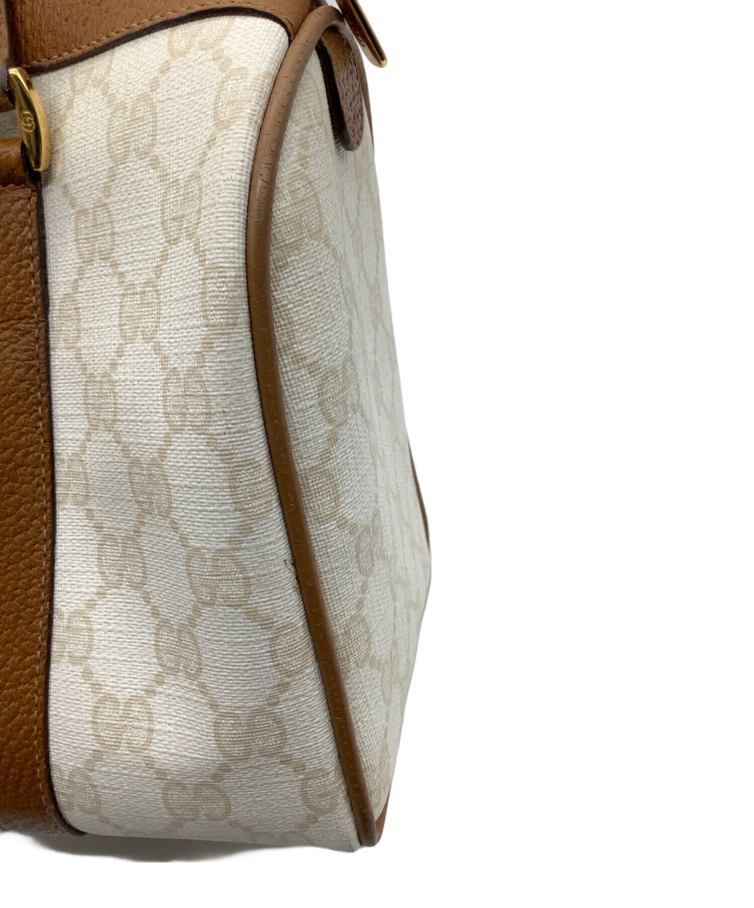 中古・古着通販】GUCCI (グッチ) ミニボストンバッグ ホワイト