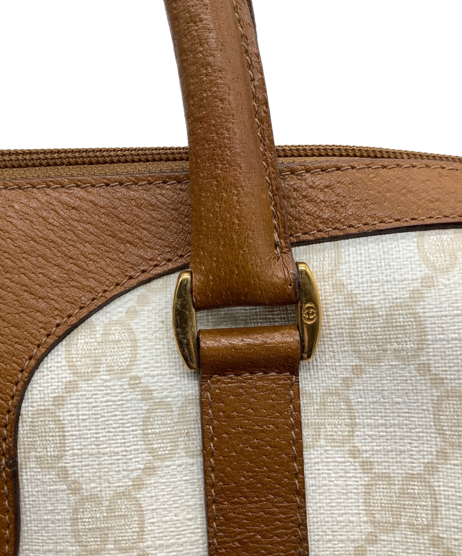 中古・古着通販】GUCCI (グッチ) ミニボストンバッグ ホワイト