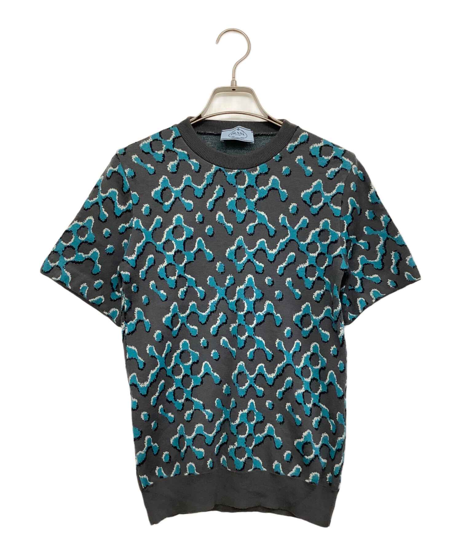 中古・古着通販】PRADA (プラダ) 薄手ニット グレー サイズ:38