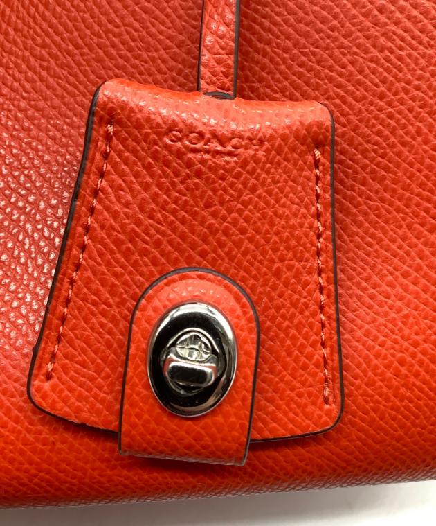 中古・古着通販】COACH (コーチ) 2WAYバッグ オレンジ｜ブランド・古着