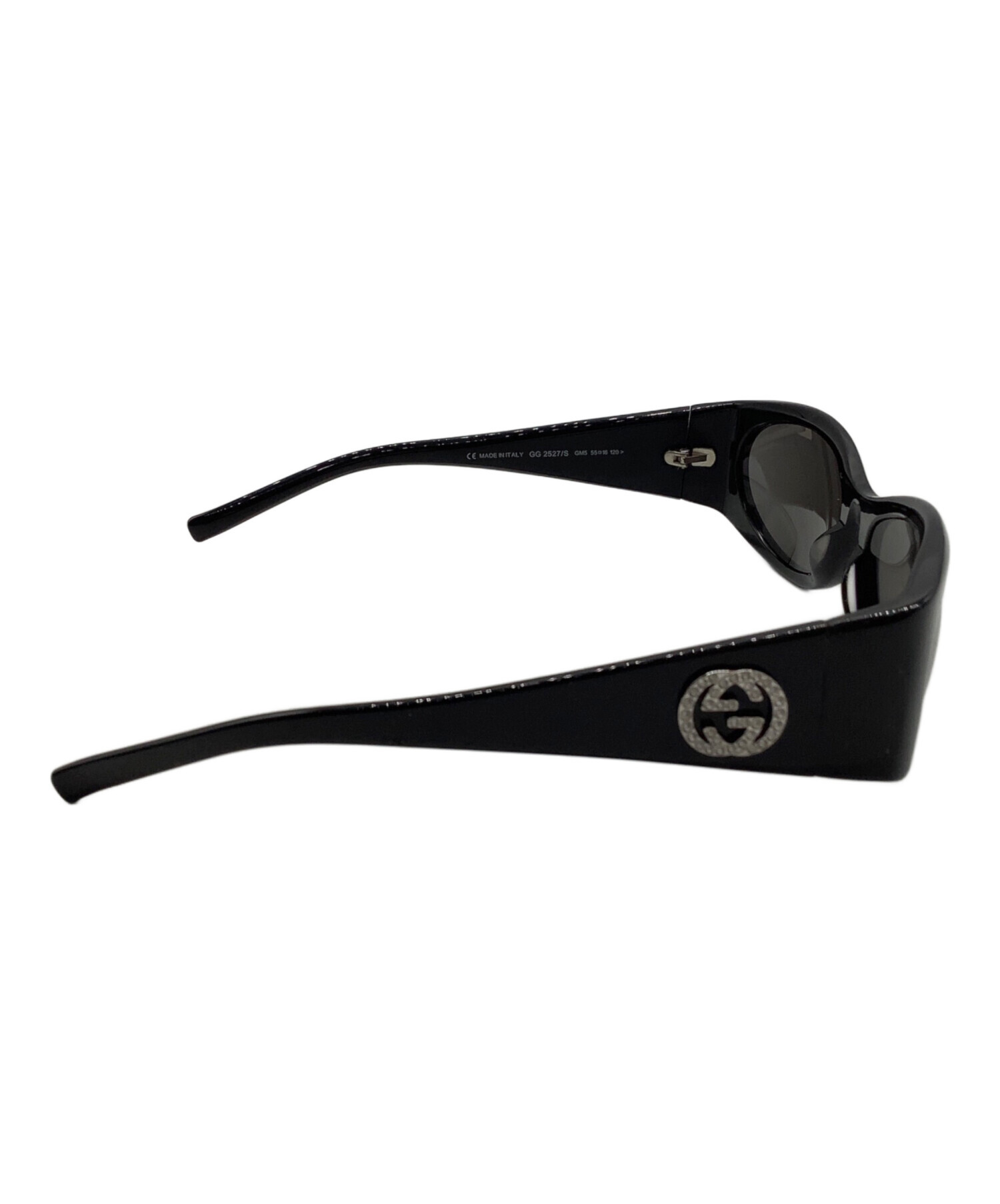 中古・古着通販】GUCCI (グッチ) サングラス ブラック サイズ:55□16