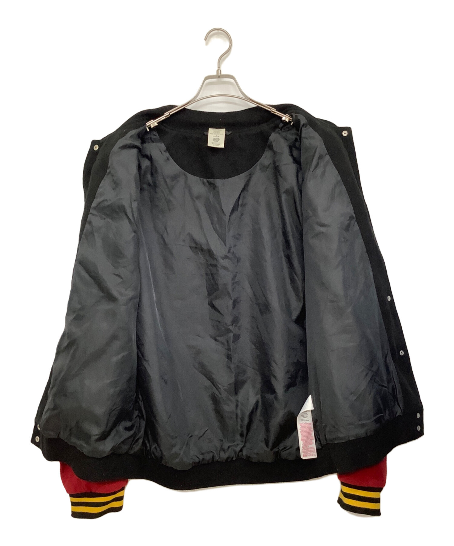 中古・古着通販】DISNEY (ディズニー) スタジャン レッド×ブラック