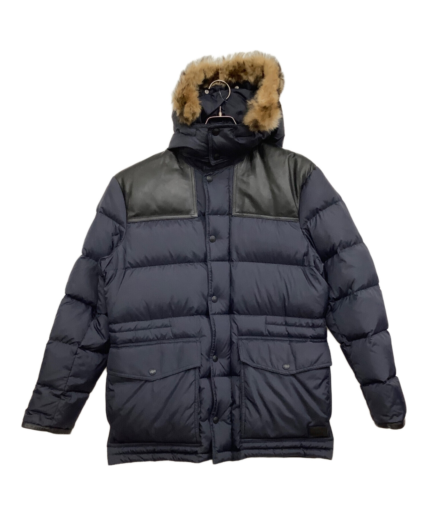 【本日限定セール】COACH ダウンジャケット Lサイズ 中古・古着通販】COACH (コーチ) ダウンジャケット ネイビー サイズ:S