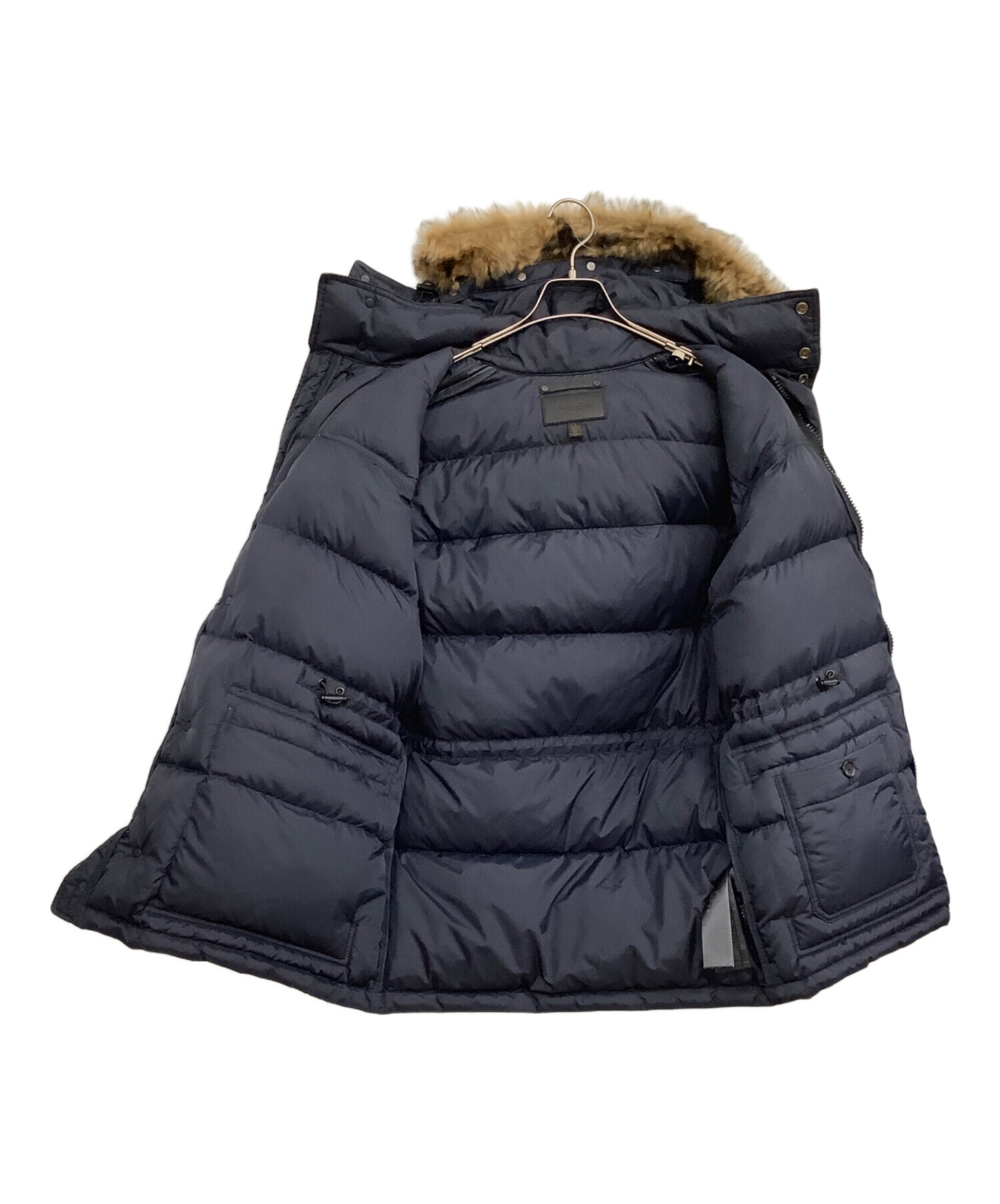 中古・古着通販】COACH (コーチ) ダウンジャケット ネイビー サイズ:S