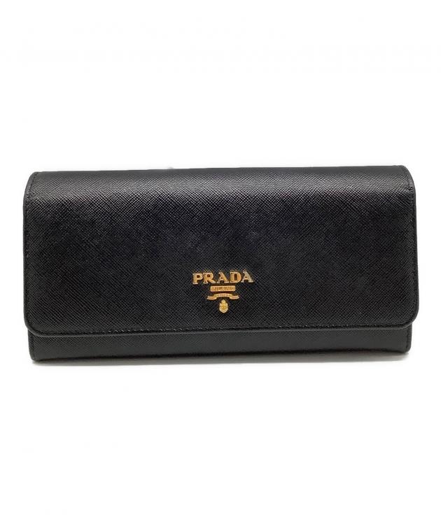 中古・古着通販】PRADA (プラダ) サフィアーノレザー ブラック