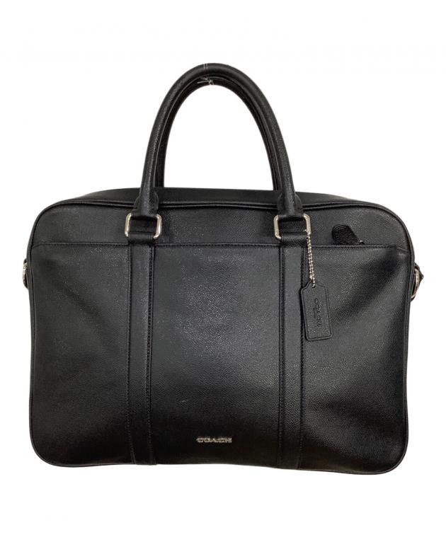 中古・古着通販】COACH (コーチ) ビジネスバッグ ブラック｜ブランド