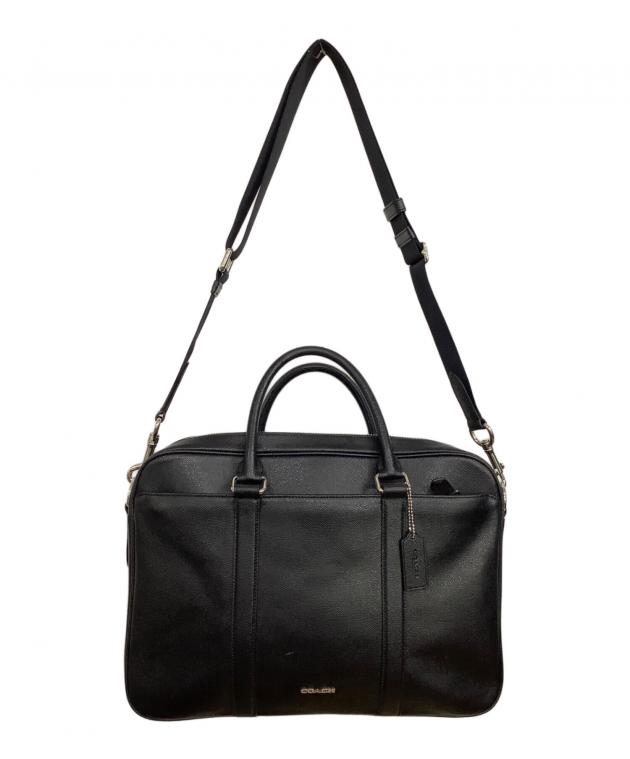 中古・古着通販】COACH (コーチ) ビジネスバッグ ブラック｜ブランド