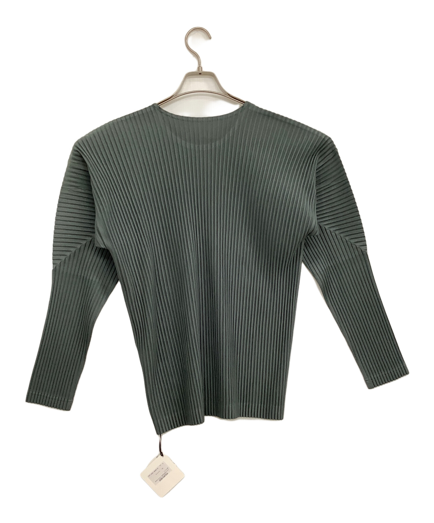 サイズ3 HOMME PLISSE ISSEY MIYAKE 長袖カットソー 中古・古着通販】HOMME PLISSE ISSEY MIYAKE (オム プリッセ イッセイ
