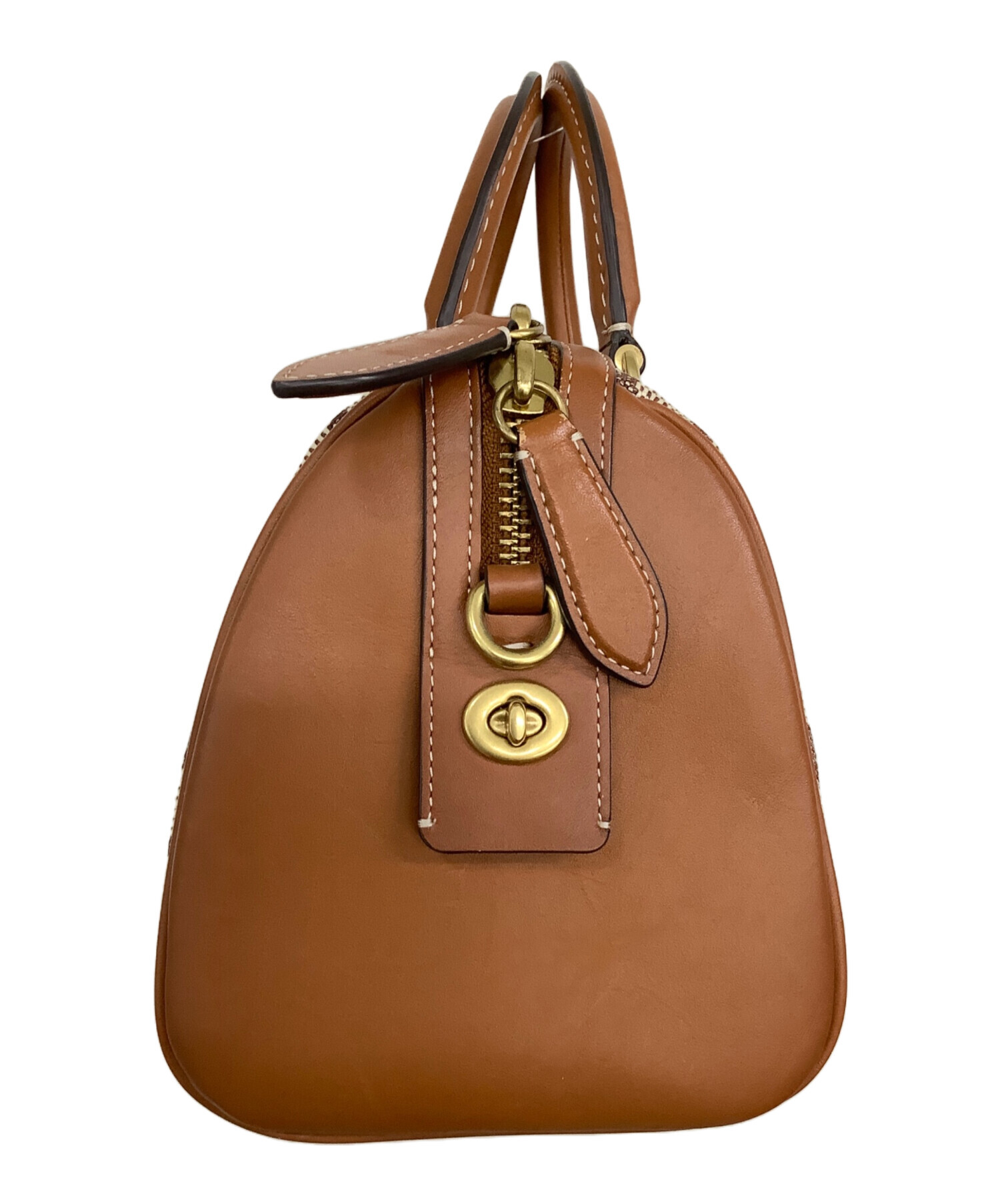 中古・古着通販】COACH (コーチ) ルビー サッチェル25 ブラウン