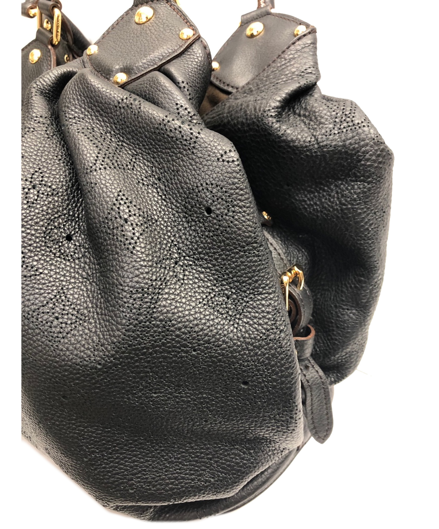 Louis Vuitton マヒナLサイズ（LOUIS VUITTON Mahina L Cognac