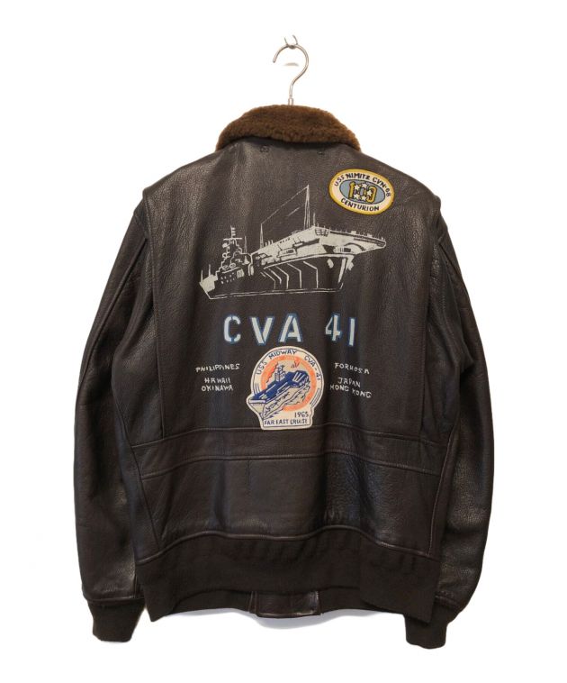 中古・古着通販】AVIREX (アヴィレックス) G-1 JACKET ダーク 中古・古着通販】AVIREX (アヴィレックス) G-1 JACKET ダーク