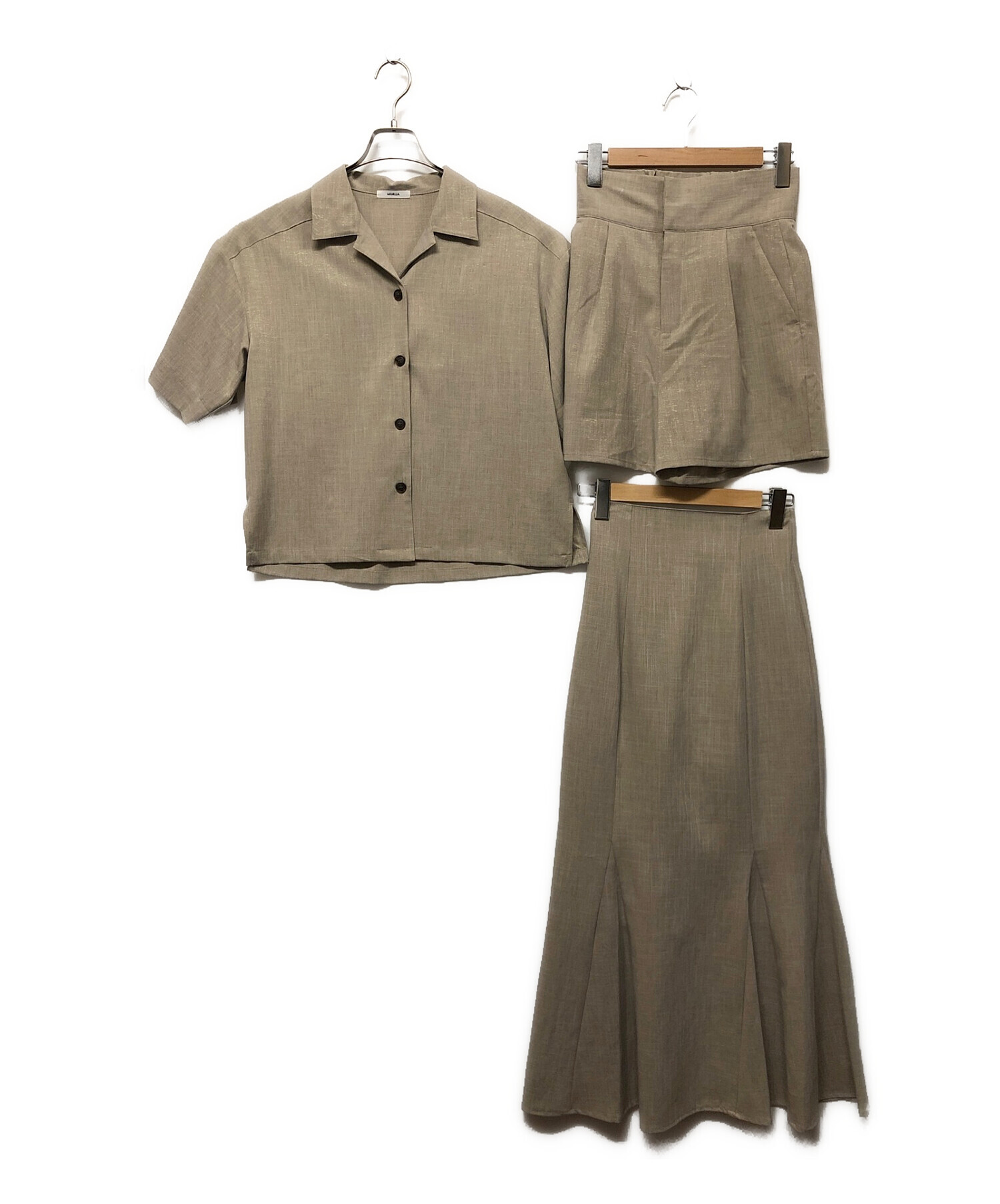 MURUA セットアップ MURUA（ムルーア） スラックス パンツ 「セットアップ対応」センプレ