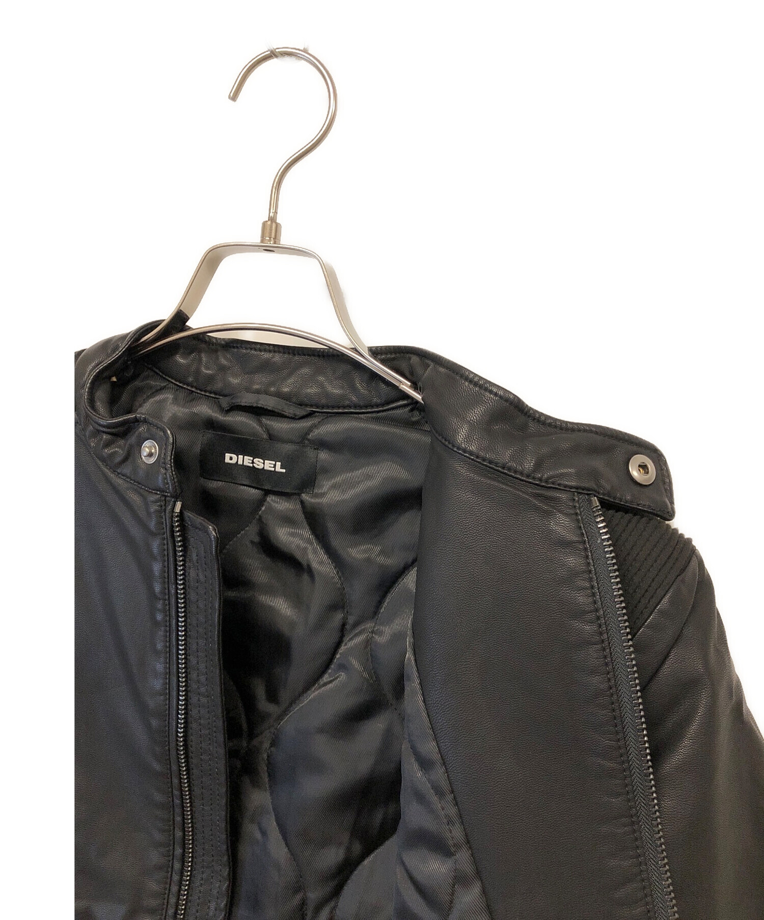 中古・古着通販】DIESEL (ディーゼル) フェイクレザージャケット