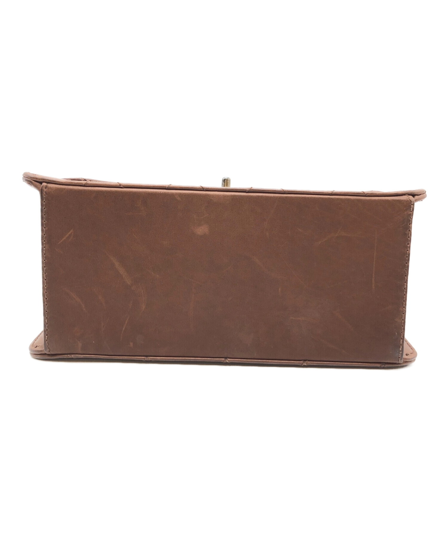 中古・古着通販】CHANEL (シャネル) ハンドバッグ ブラウン｜ブランド