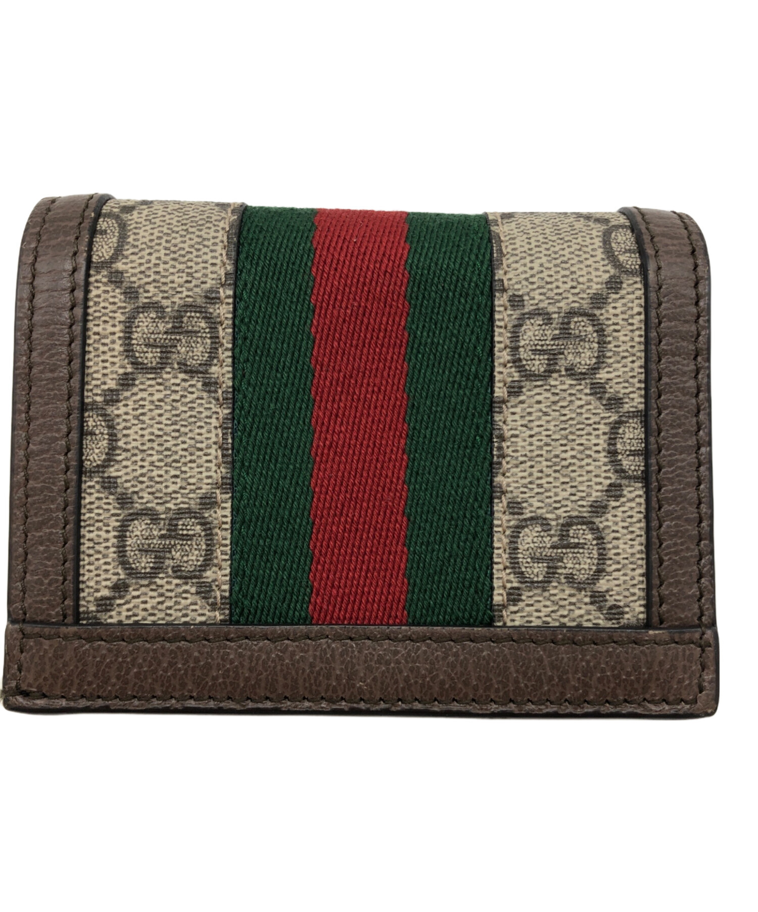中古・古着通販】GUCCI (グッチ) GGレザーコンパクトウォレット