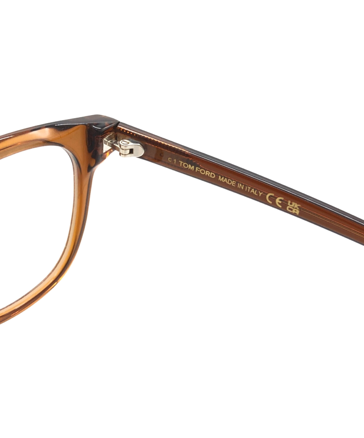 中古・古着通販】TOM FORD (トムフォード) 伊達眼鏡 ブラウン