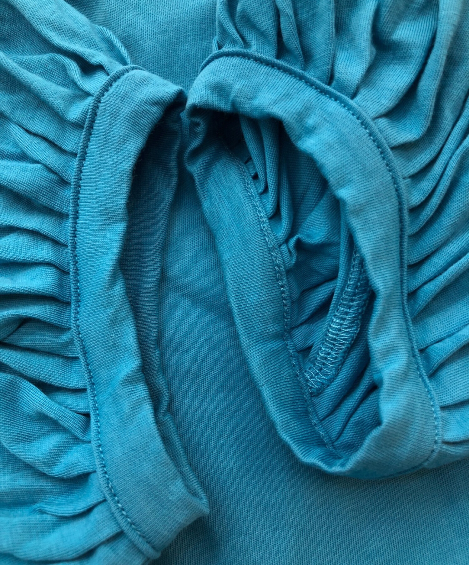 中古・古着通販】DEMYLEE (デミリー) 半袖ワンピース ブルー サイズ