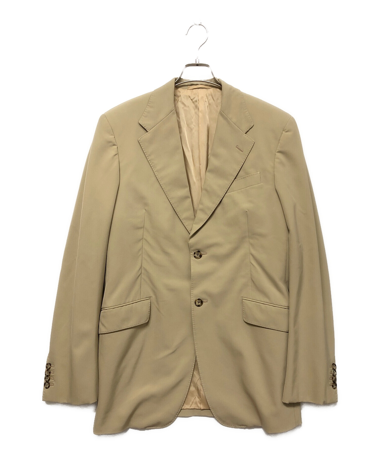 中古・古着通販】PRADA (プラダ) テーラードジャケット ベージュ 
