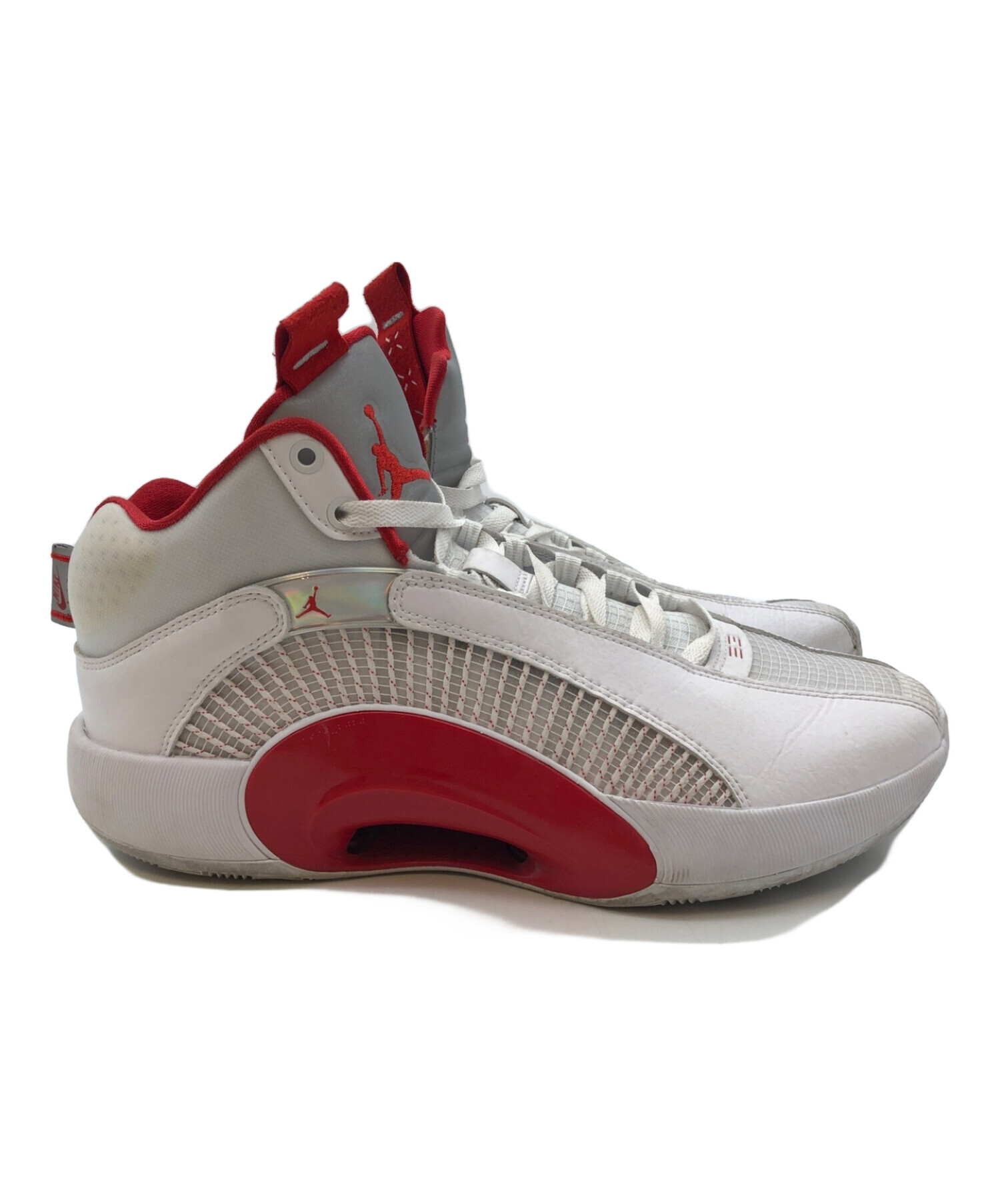 中古・古着通販】NIKE (ナイキ) バスケットボールシューズ ホワイト Nike バスケットボールシューズ ホワイト/レッド