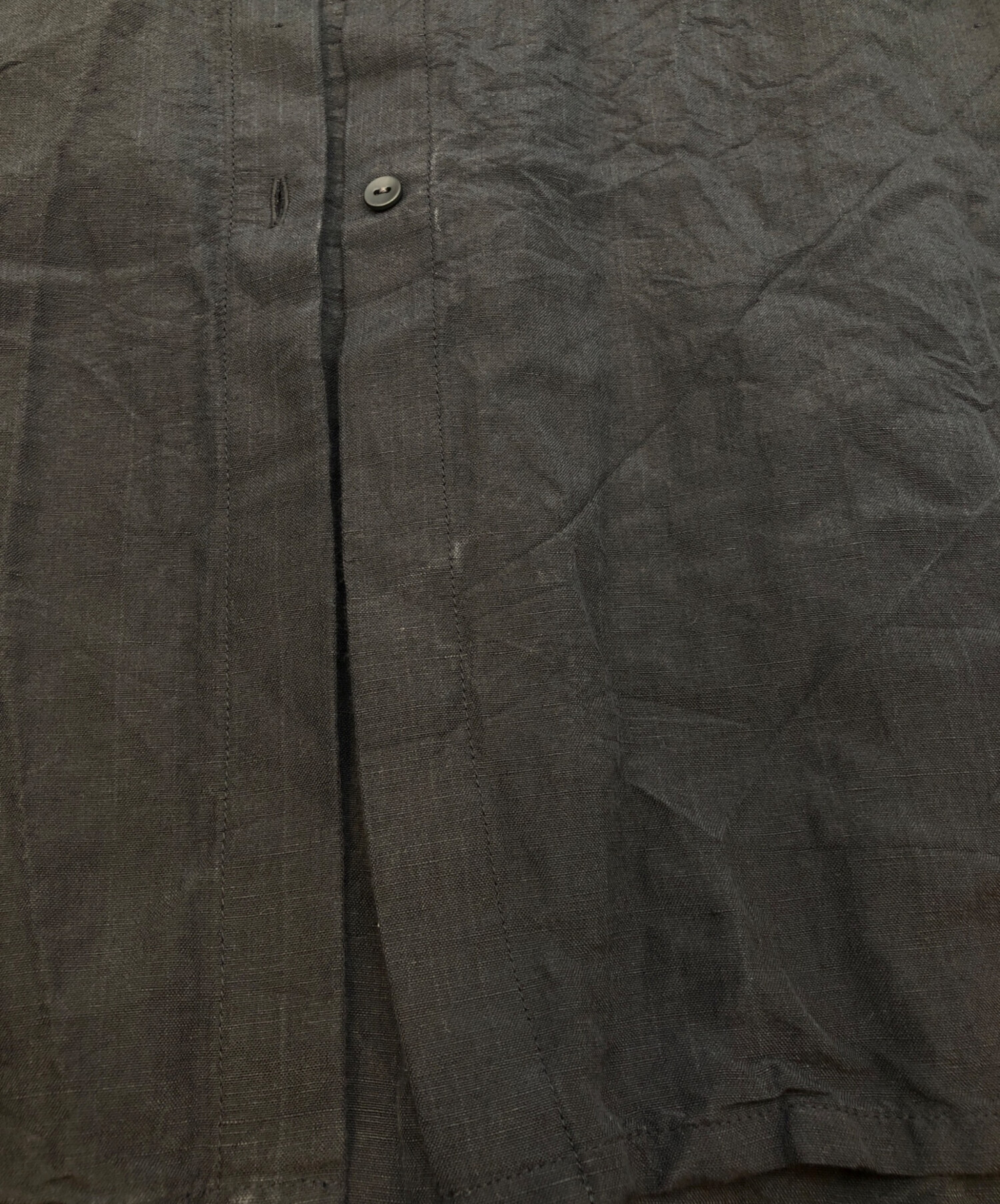 中古・古着通販】evam eva (エヴァムエヴァ) リネンシルクシャツ