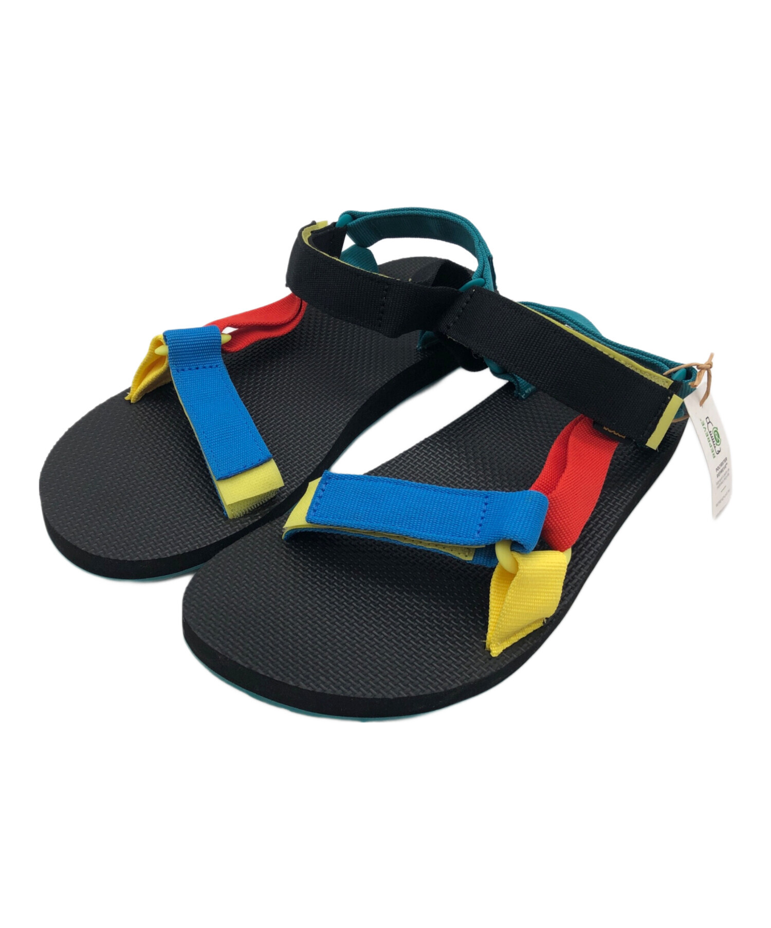 【未使用】★TeVa★ 中古・古着通販】TEVA (テバ) サンダル ブラック×ブルー サイズ:28 未