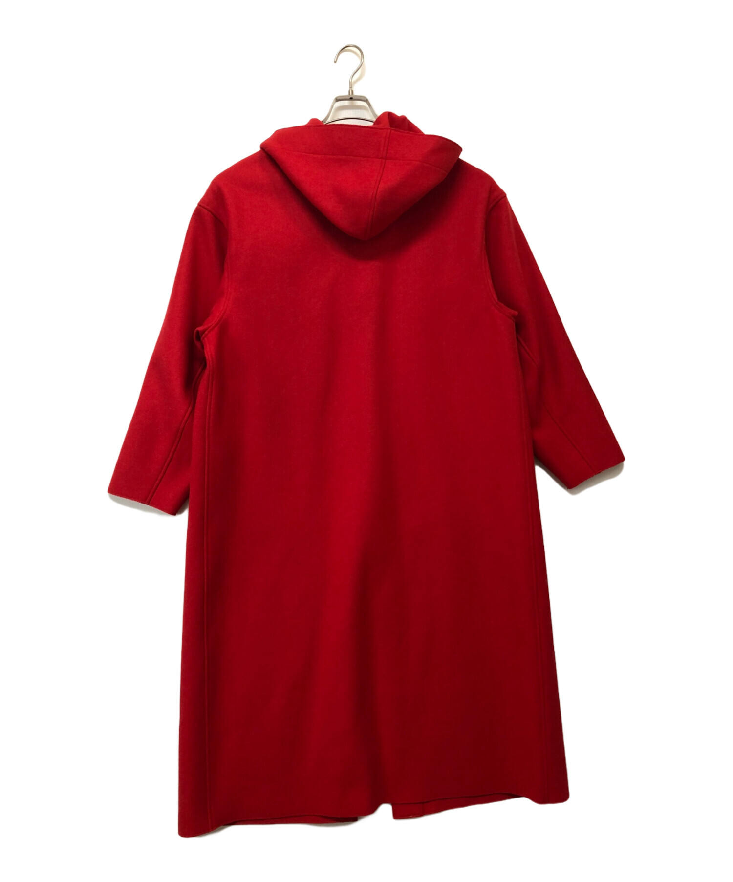 hyke hoodedロングコートred 【公式通販】