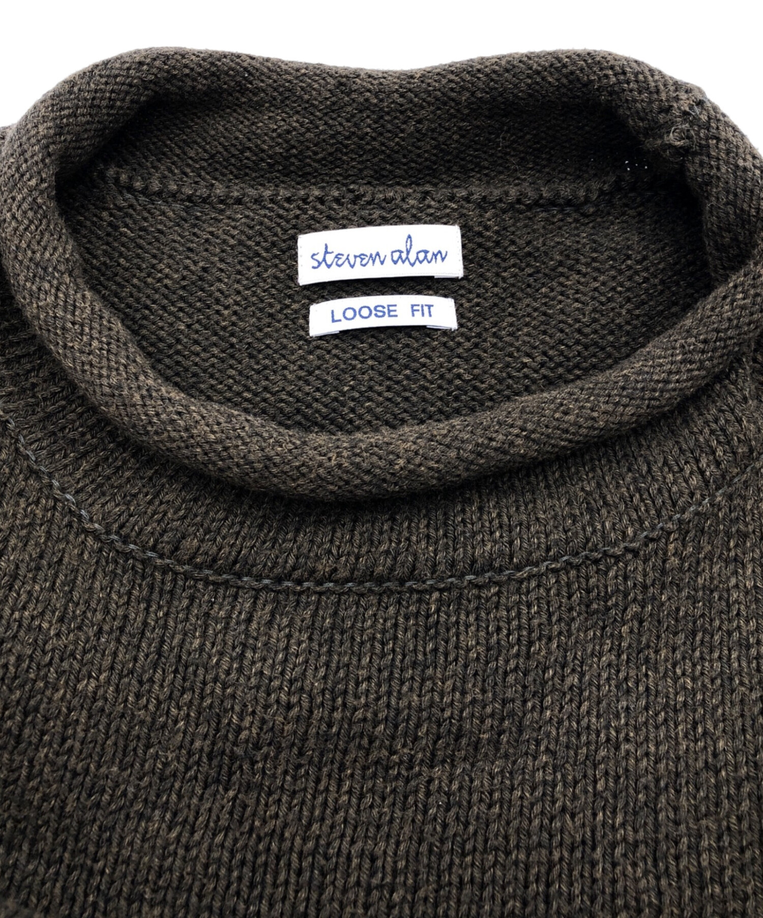 中古・古着通販】STEVEN ALAN (スティーブンアラン) ケーブルクルー 