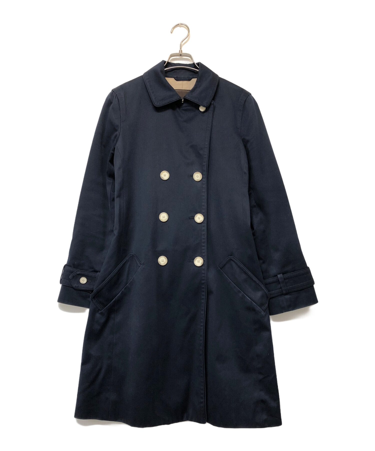 中古・古着通販】COACH (コーチ) トレンチコート ネイビー サイズ:M