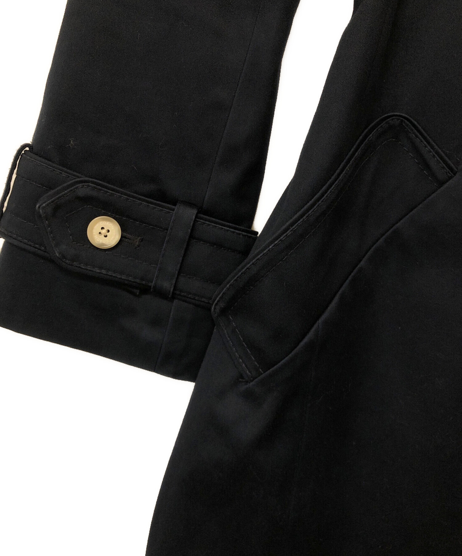 中古・古着通販】COACH (コーチ) トレンチコート ネイビー サイズ:M