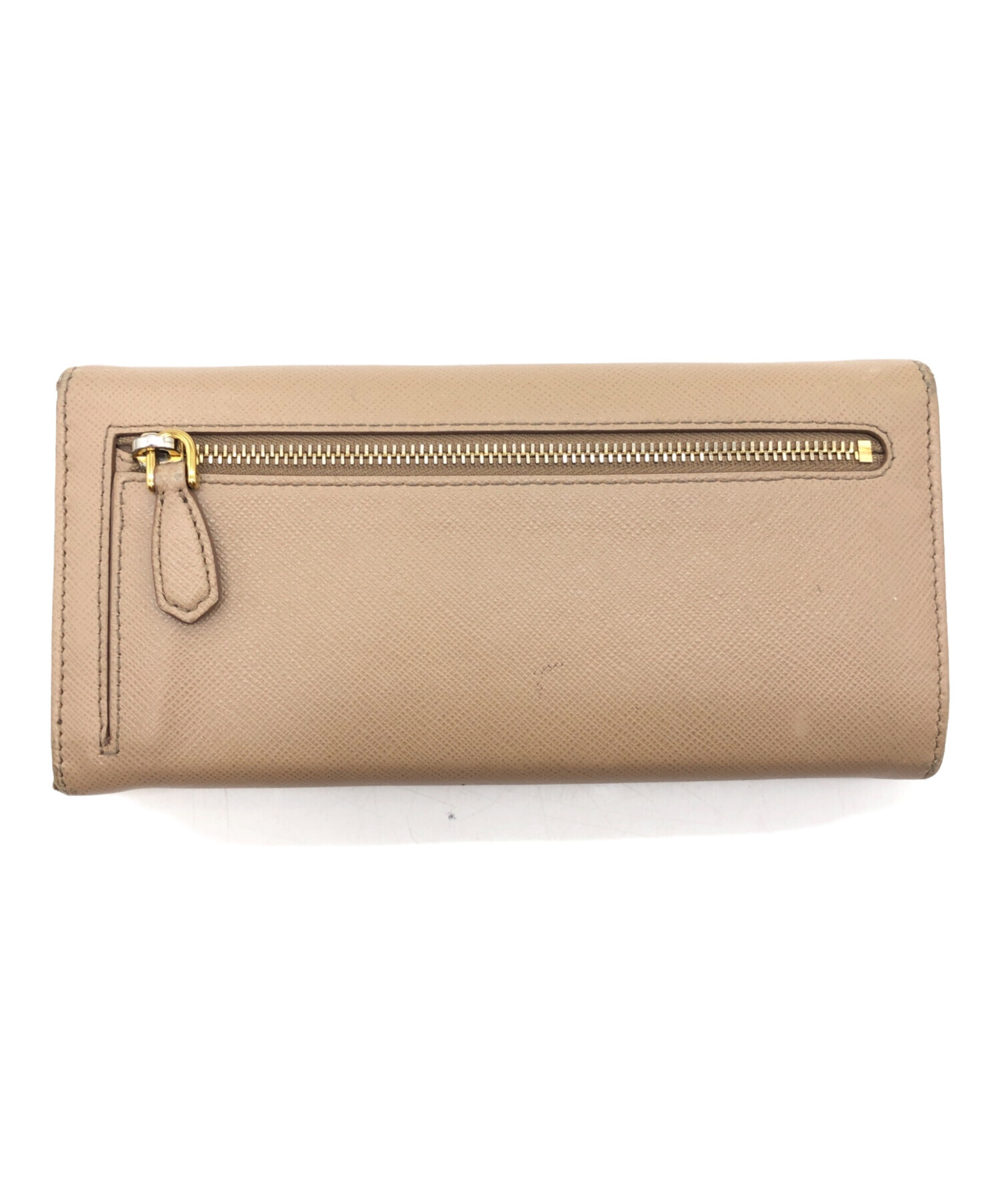 中古・古着通販】PRADA (プラダ) 長財布 ベージュ｜ブランド・古着通販