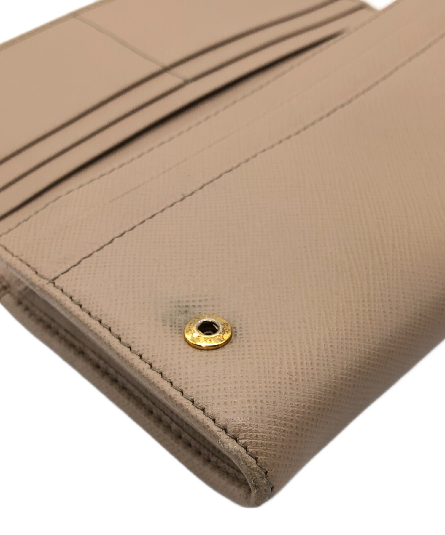 中古・古着通販】PRADA (プラダ) 長財布 ベージュ｜ブランド・古着通販