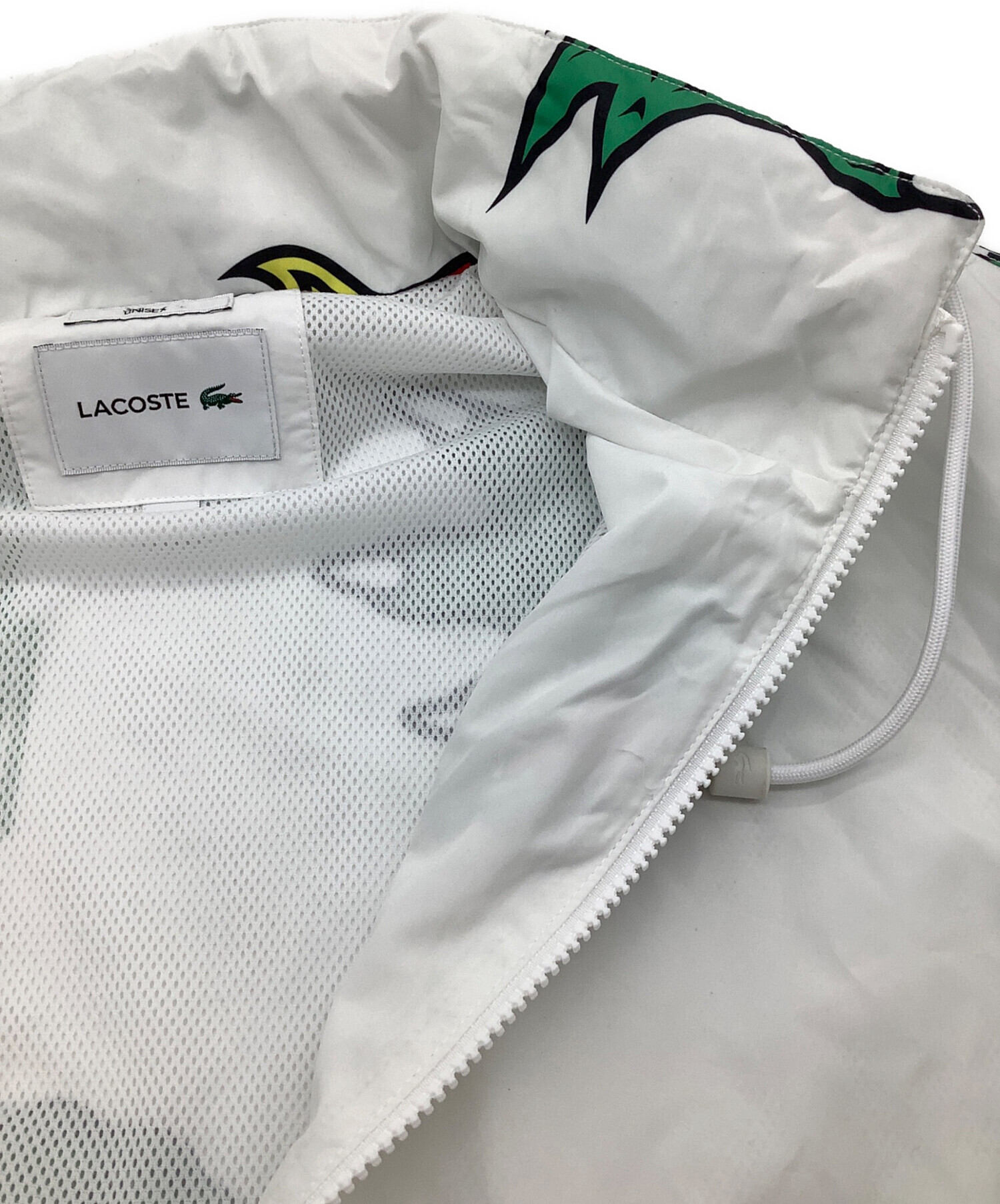 中古・古着通販】LACOSTE (ラコステ) トラックジャケット ホワイト