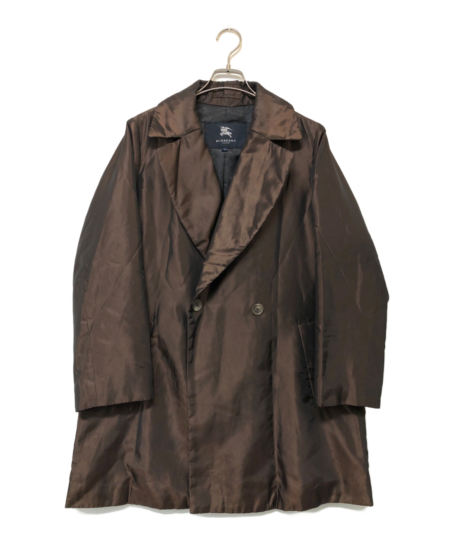 中古・古着通販】BURBERRY (バーバリー) コート ブラウン サイズ:SIZE
