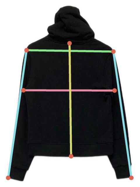中古・古着通販】BURBERRY (バーバリー) パーカー ブラック サイズ:XS