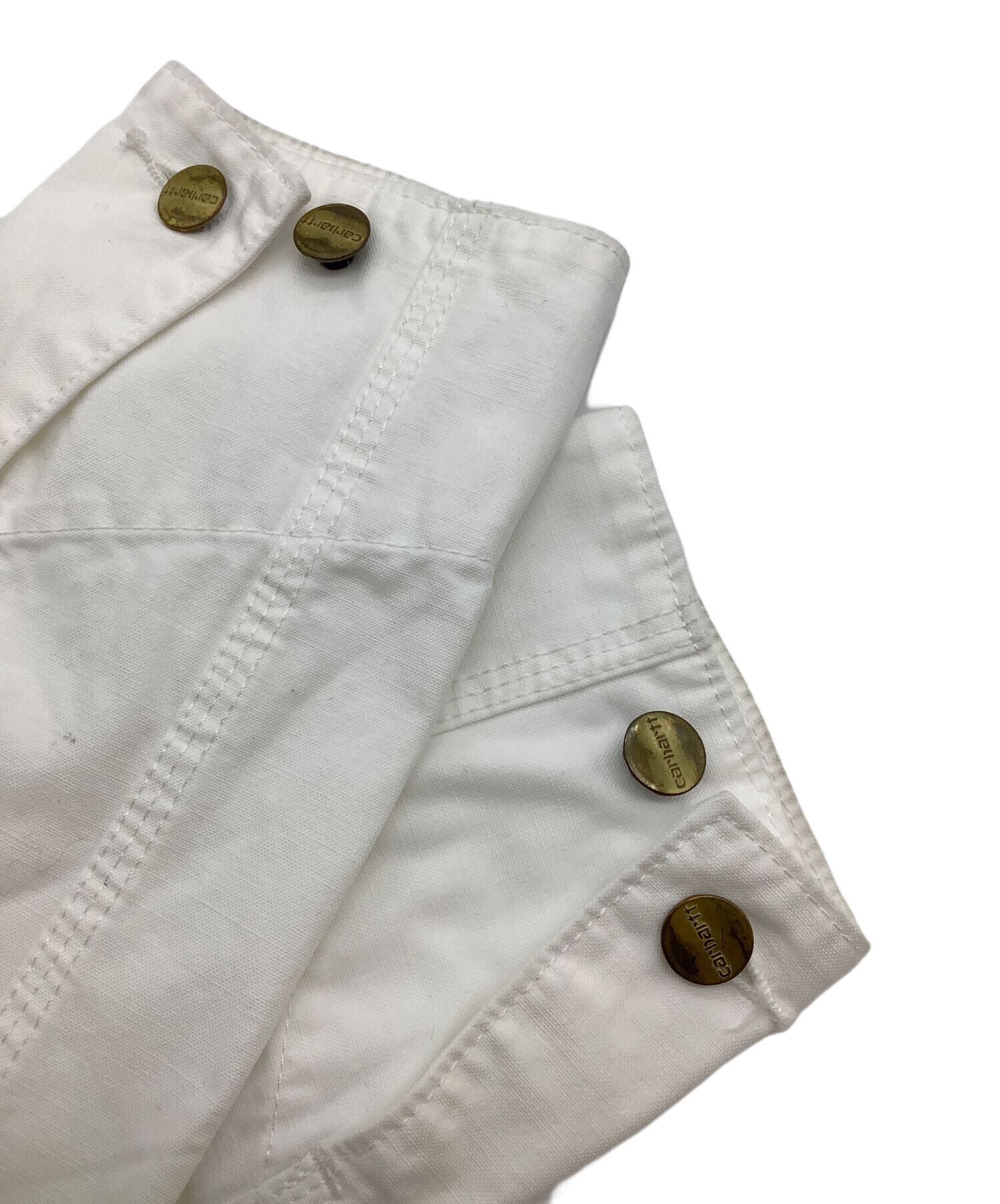 中古・古着通販】CarHartt (カーハート) カバーオール ホワイト サイズ