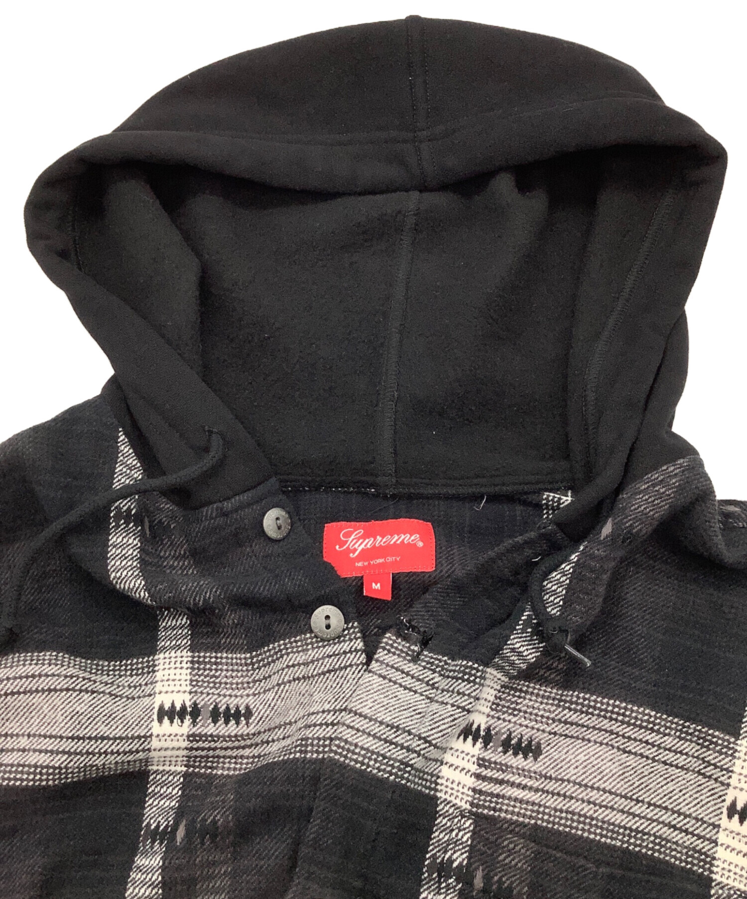 中古・古着通販】SUPREME (シュプリーム) シャツ ブラック×グレー